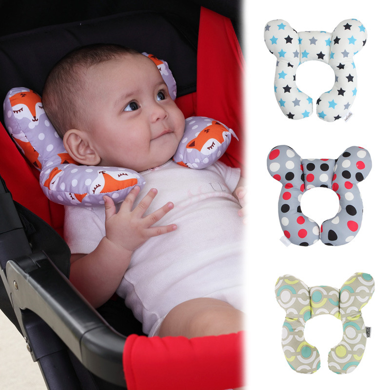 Baby Styling Pillow Newborn 3 Months To 1 Year Old Baby Head Protection Can Be Washed Sleep U-Shaped Pillow Anti-Deflection Correction Head