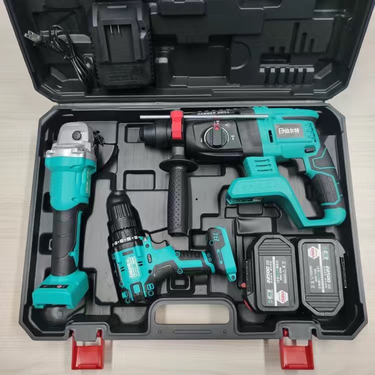 Bolte 15 Batteries Brushless Charging Electric Hammer Hammer Drill Lithium Electric Angle Grinder Electromechanical Drill Wrench Universal Specification drawing