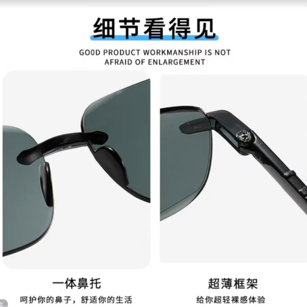 Douyin's hit frameless trimmed sunglasses are a new fashion trend for men and women driving, fishing and UV protection Application Scenario