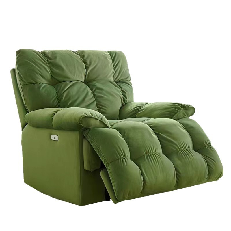 The light luxury lazy person's electric multi-functional sofa can be reclined and rotated, with tofu blocks, cloud massage, heating, rocking chair and space sofa Item Picture