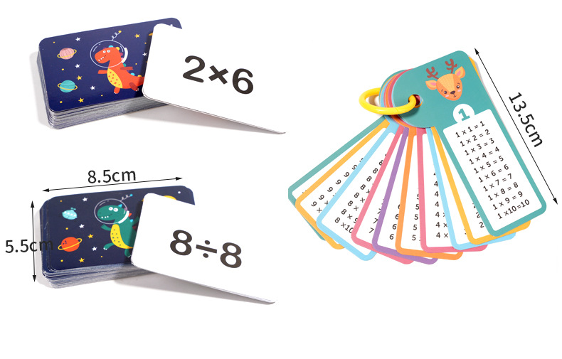 蒙氏数学教具乘除法板 乘法板除法板早教蒙特梭利儿童益智玩具详情4