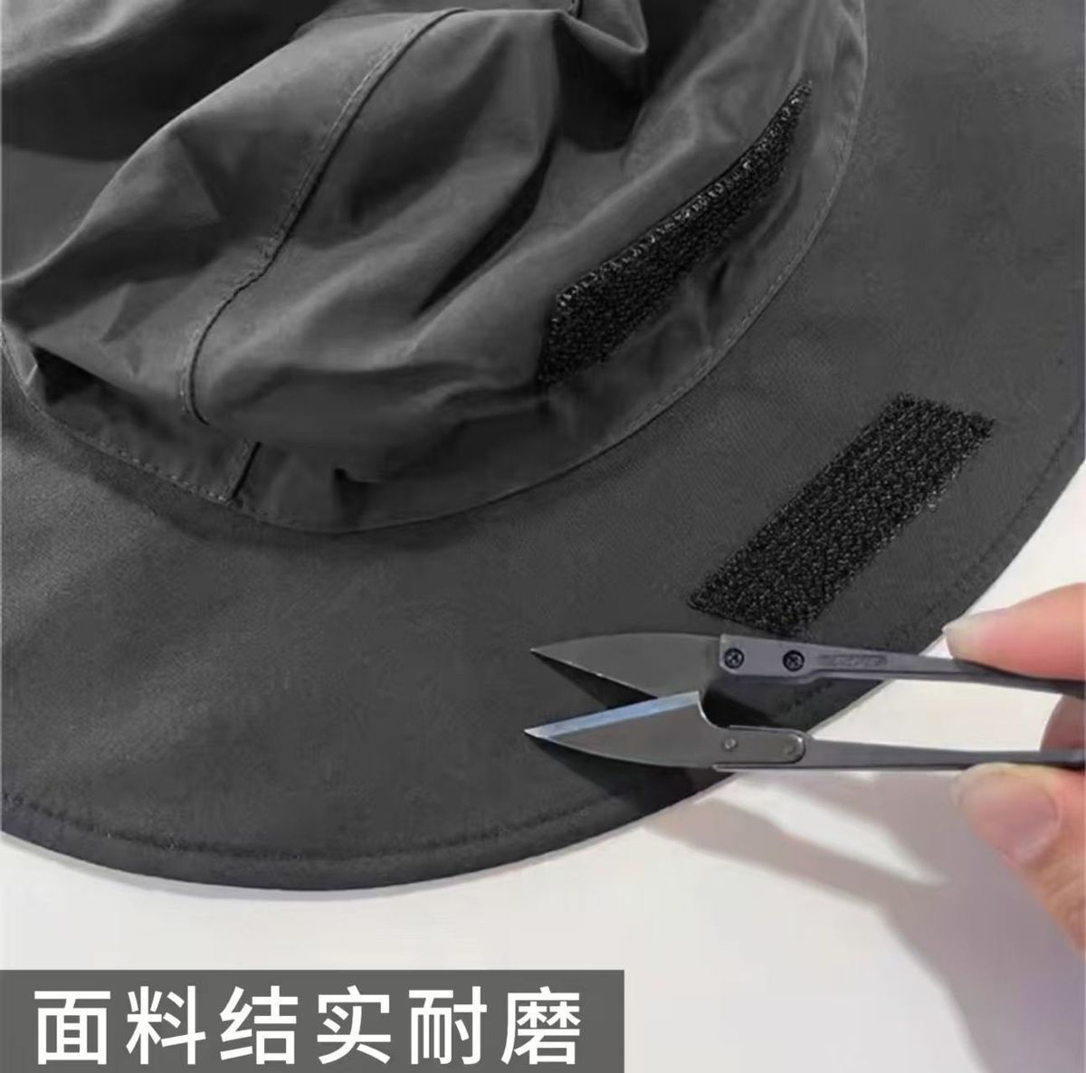 冬季登山帽户外防水防雨高级感徒步休闲棒球字母遮阳帽透气渔夫帽详情16