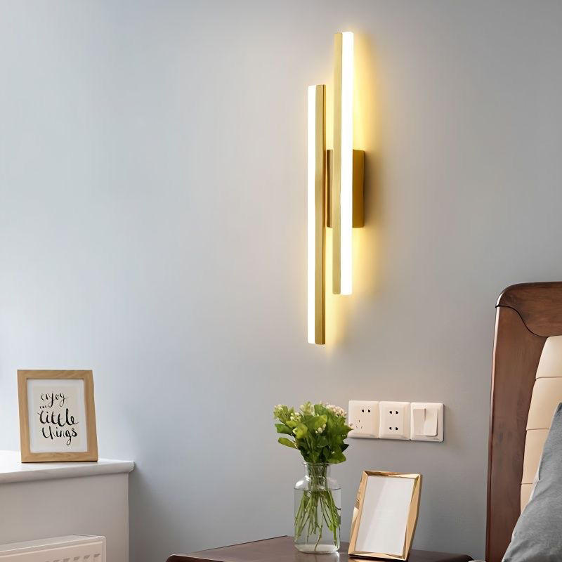 Net Red Modern Simple New Style Room Wall Lamp Main Bed Headlamp Minimalist Wall Lamp Acrylic Strip Lamp details Picture