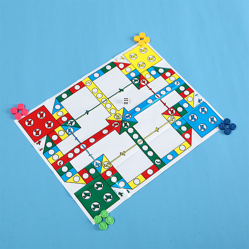 Mini flying chess, puzzle chess, outdoor interactive battle game, board toys details Picture