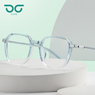 新款时尚TR90插针平光镜个性方框韩版防蓝光眼镜工厂批发可代发