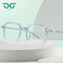 新款时尚TR90插针平光镜个性方框韩版防蓝光眼镜工厂批发可代发图