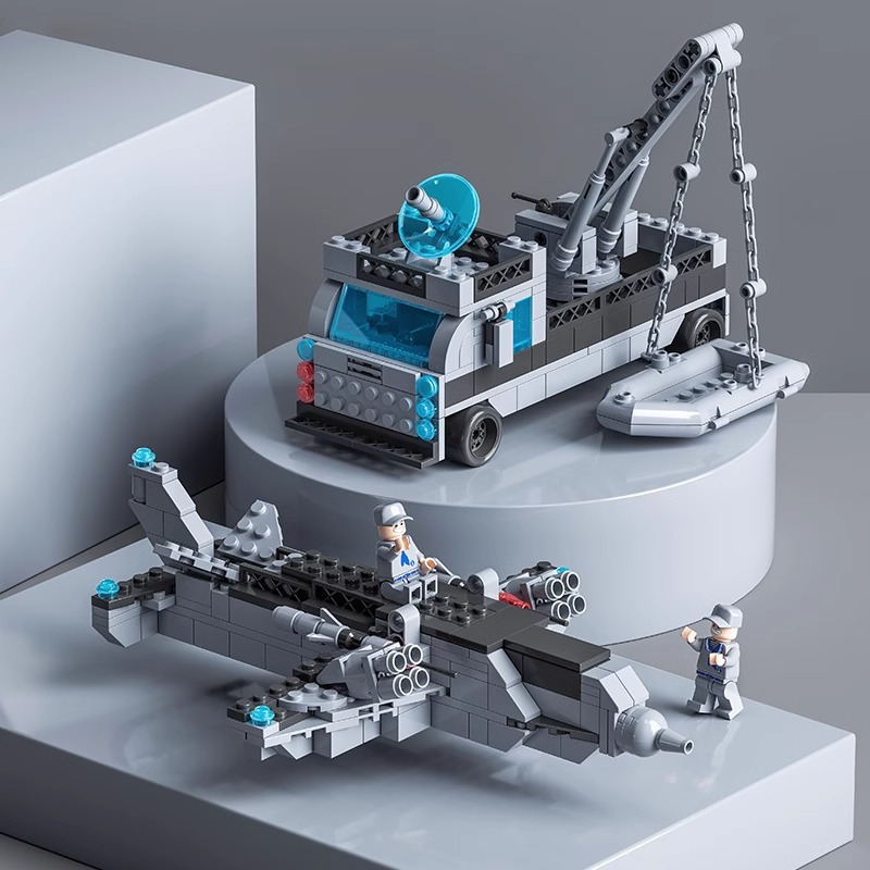 41038军舰8870航空母舰积木新款拼装玩具男孩益智力兼容乐高礼物详情图2