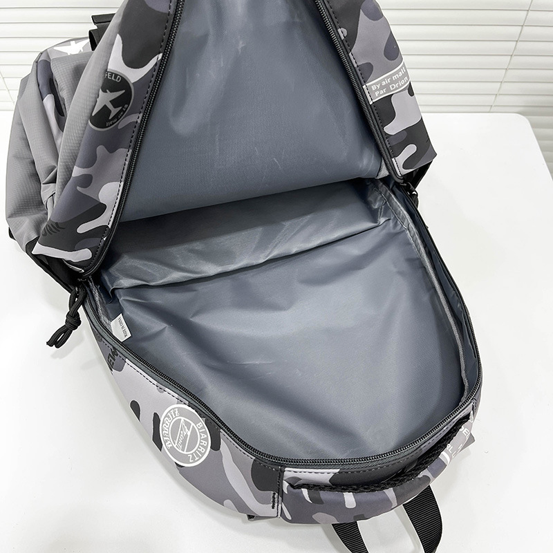 2025 nueva tendencia de moda camuflaje mochila de escuela para hombres mochila al aire libre de gran capacidad de viaje portátil mochila de reducción de carga Application Scenario