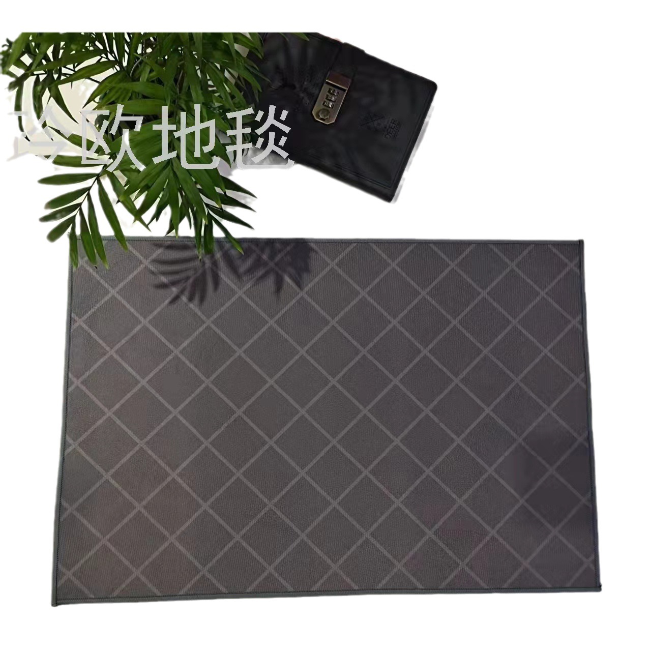 Lingou super soft printed non-slip mat floor mat carpet toilet non-slip mat alpaca non-slip mat can wipe kitchen Item Picture