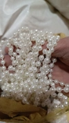 Hot flower art toy cake DIY imitation pearl wire bead 8mm 15m wedding decoration accessories Application Scenario
