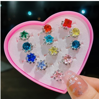 戒指/钛钢戒指/锆石戒指/银戒指/银指环白底实物图