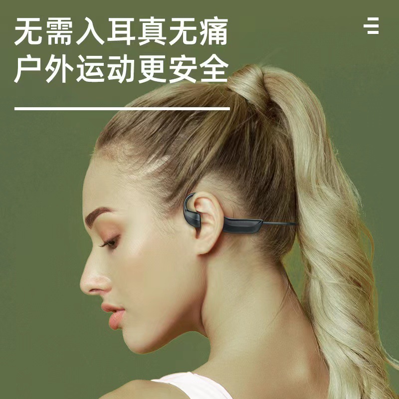 Auriculares bluetooth de conducción ósea deportes al aire libre tipo de oreja colgante no en el oído auriculares bluetooth inalámbricos traspaso al por mayor Application Scenario