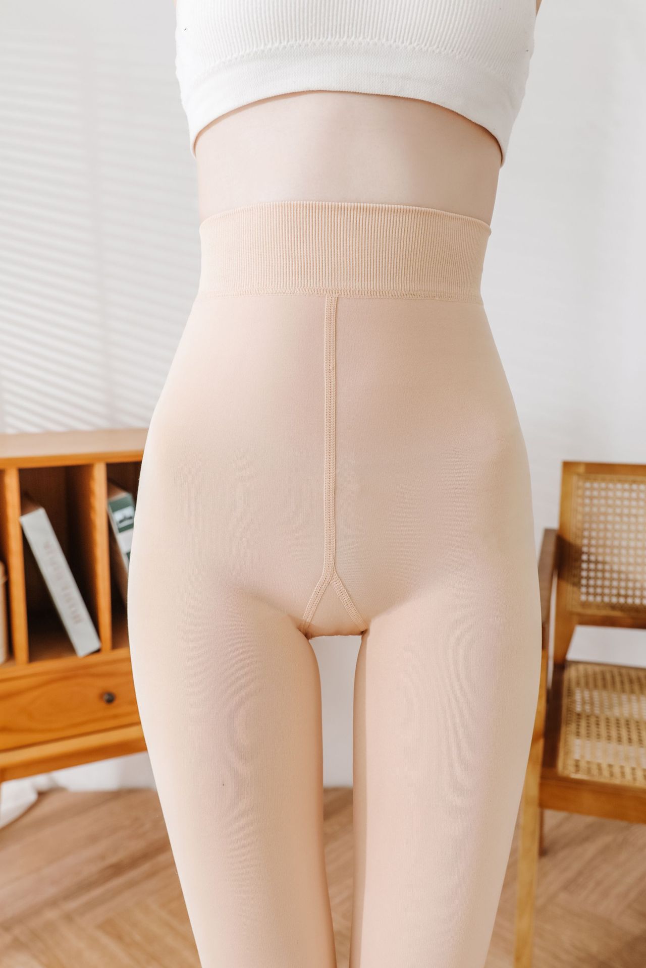 Bare Leg Socks Autumn And Winter Artifact Flesh Colored Women Plus Fleece Thickened Warm Foot Pantyhose One Body Leggings Wear Item Picture