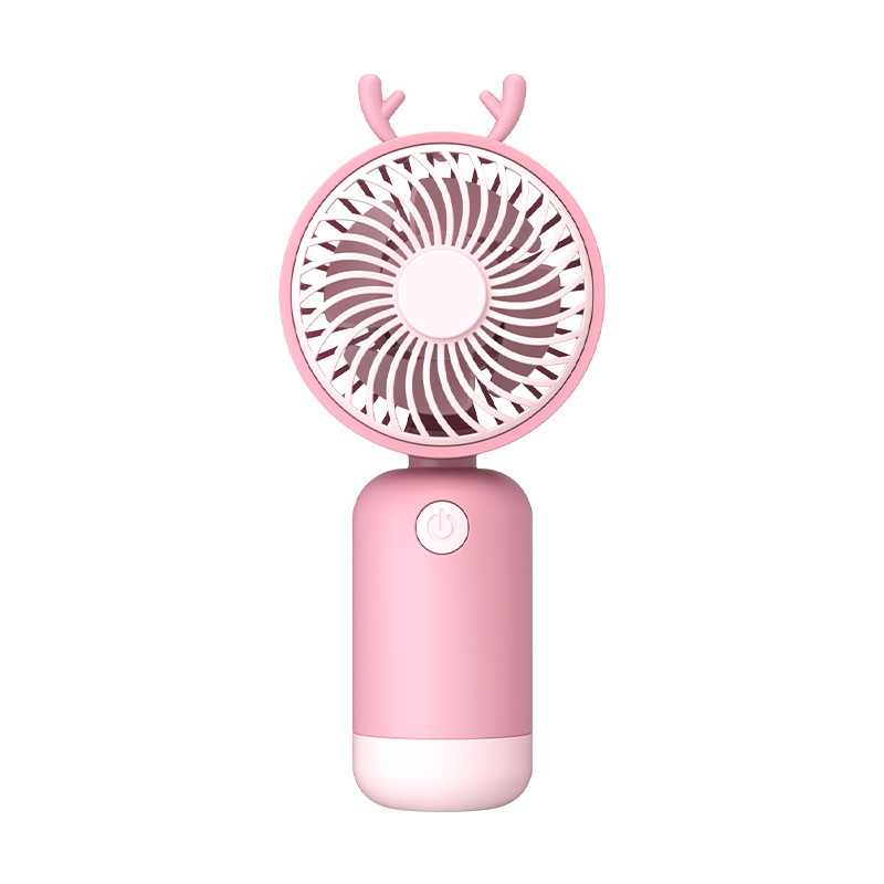 Cross-Border Handheld Small Fan Usb Mini Rechargeable Large Wind Power Student Portable Capibala Electric Fan Item Picture