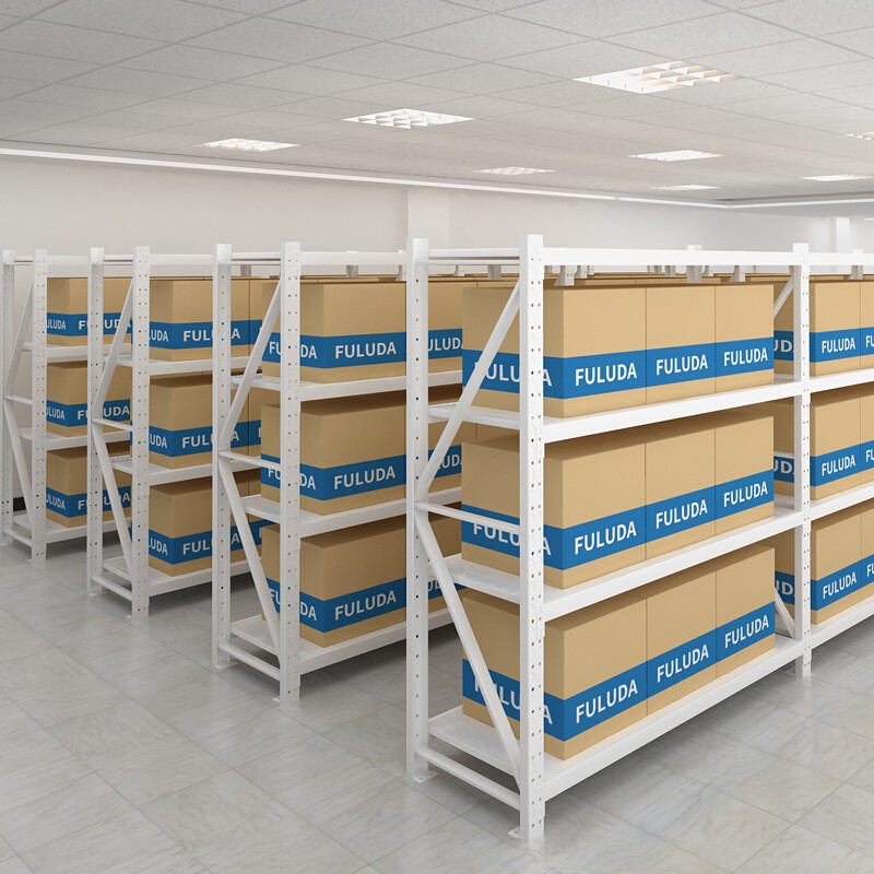 200Kg Medium Storage Shelves Supermarket Industrial Warehouse Warehouse Shelves Commercial 4 Layer Combined Storage Shelves Wholesale details Picture