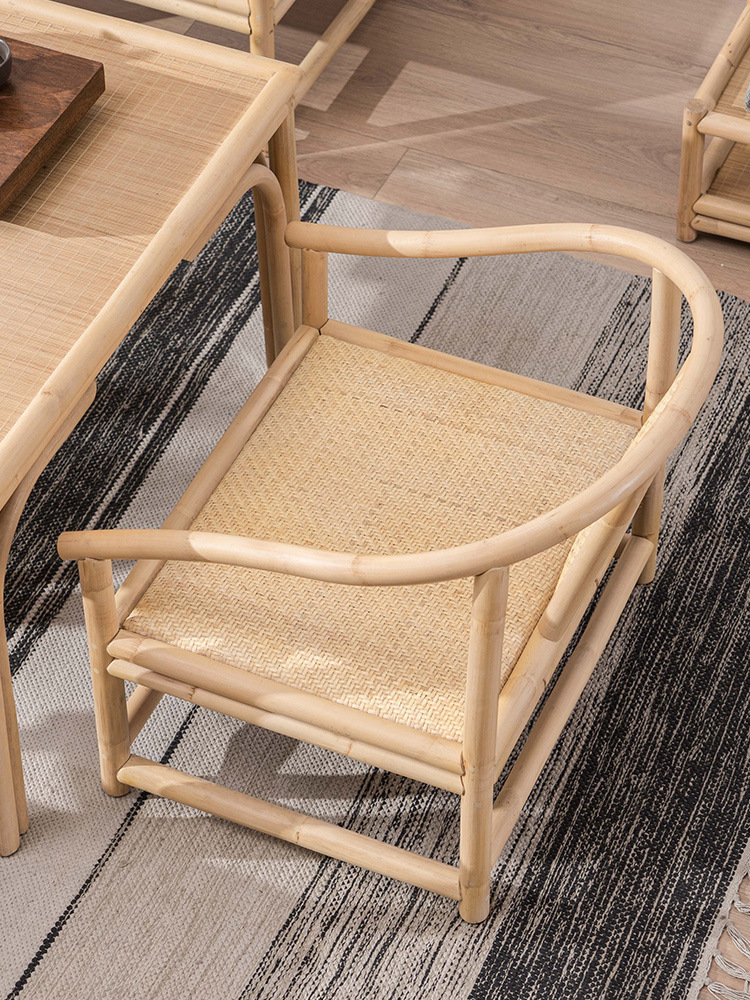 Modern and simple square coffee table, balcony bay window table, tatami tea table, Zen small coffee table Application Scenario