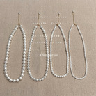 施家品质 韩代同款珍珠项链 轻奢法式复古锁骨链新款 高级感颈链