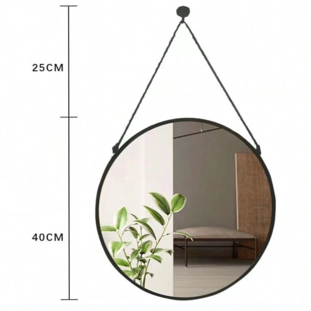 心形镜浴室爱白底实物图