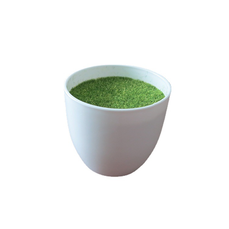 Thickened round white resin plastic flower POTS and vases, simple and modern plastic small flowerpots with foam, flower arrangement tools Item Picture