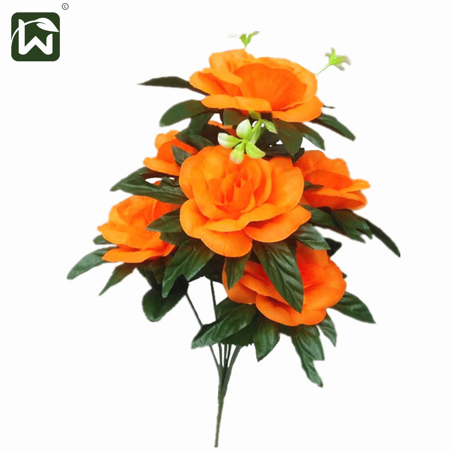 Wholesale of cheap, beautiful and elegant artificial flowers, flower heads, flower decorations, flower arrangements, flower ornaments and floral art Specification image