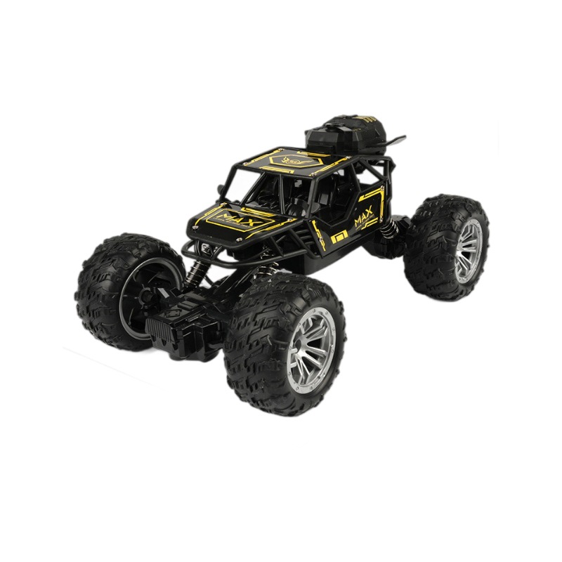 Children's four-way remote control alloy off-road vehicle, high-speed climbing car, 1:18 boys' toys, wholesale supply for street vending Item Picture