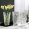简约加厚加重水晶玻璃花瓶富贵竹插鲜花干花水培透明客厅插花摆件图