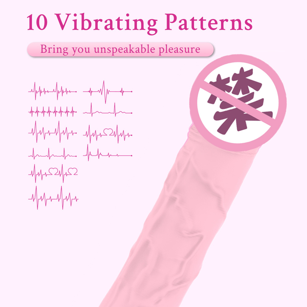 Ring simulation stick, 10-frequency charging vibration stick, electric ring simulation stick, female masturbation device, adult sex toys details Picture