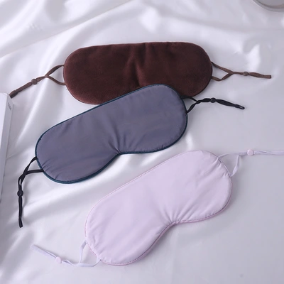 Cross-Border Warm And Cool Double-Sided Ice Silk Eye Mask Shade Sleep Eye Mask Travel Breathable Cool Eye Mask Spot Wholesale