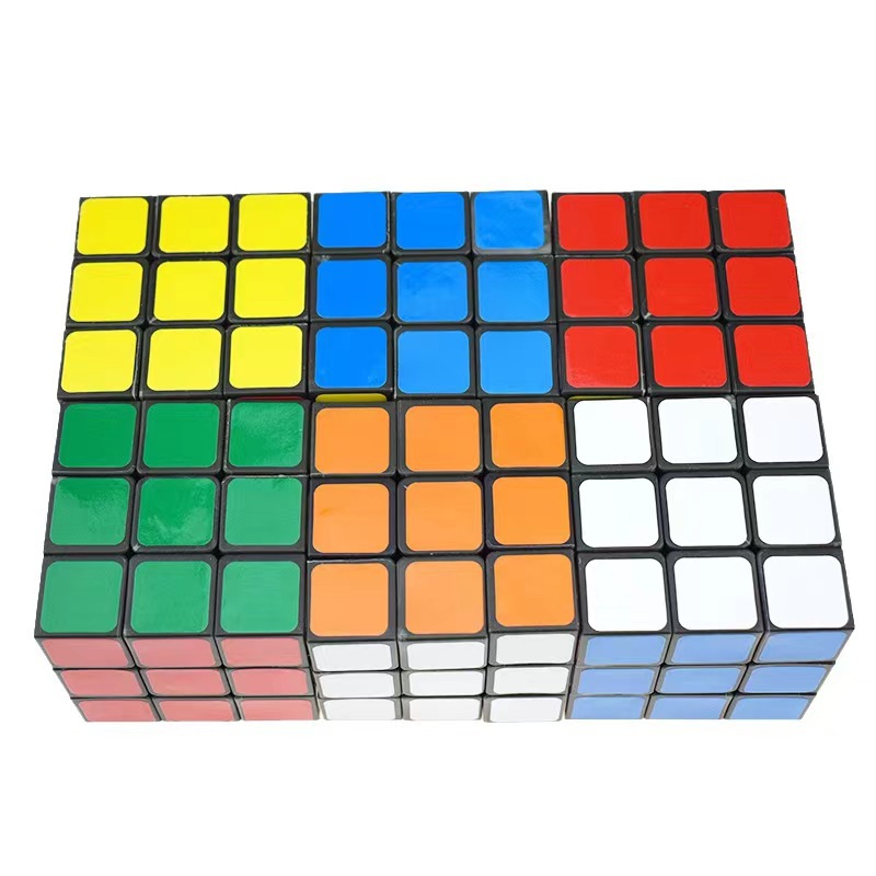 6/7CM儿童魔方三阶玩具3阶魔方初学入门智力立方玩具地推小礼物产品图