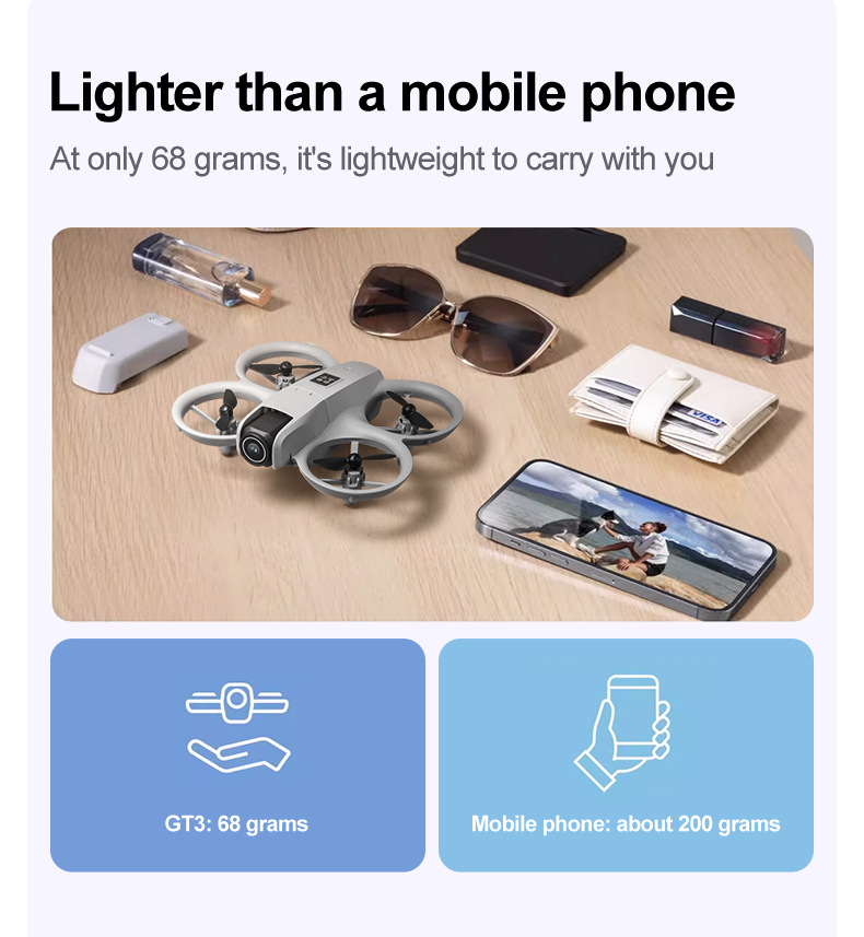 H21无人机带屏幕无刷避障飞行器8K高清航拍遥控飞机外贸玩具详情5