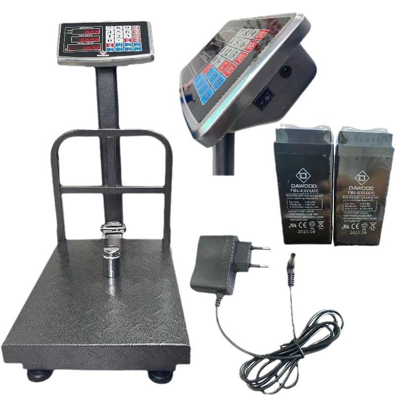 Zhibo Commercial Electronic Platform Scale Foldable Floor Scale Express Weighing Scale 150Kg Platform Scale 300Kg Electronic Scale Item Picture