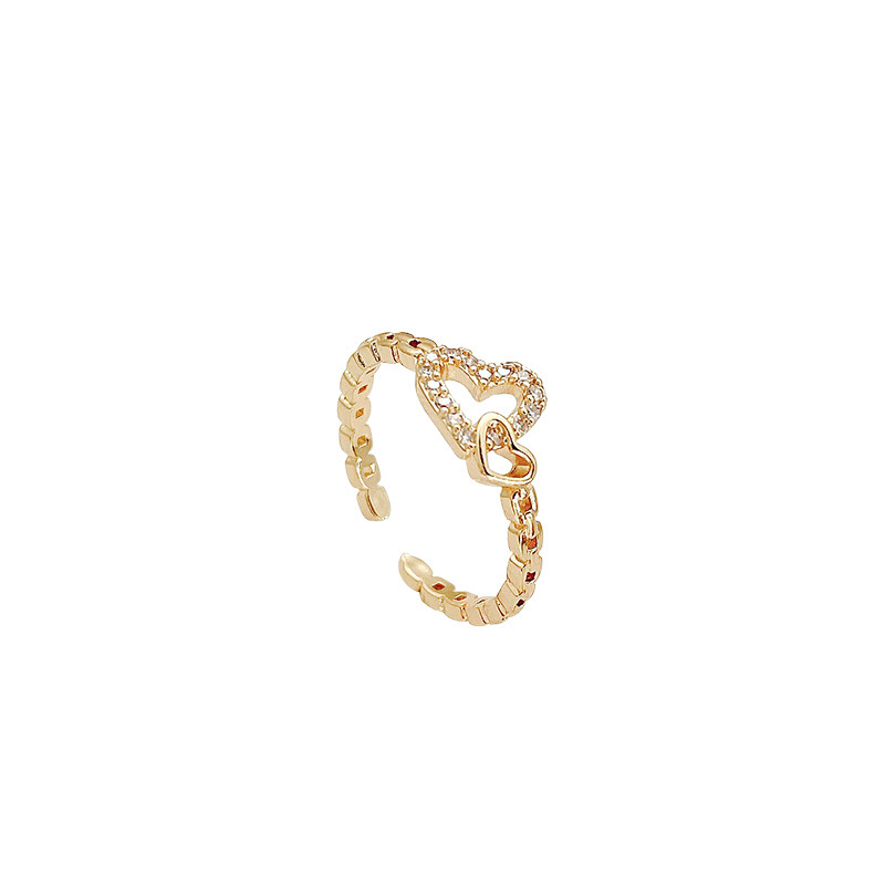 The New Kimoj Ring Is A Trendy French-Style Ring For Instagram Girls, An Open Ring With Adjustable Style, And A Fashionable And Individualistic Student Index Finger Ring Item Picture