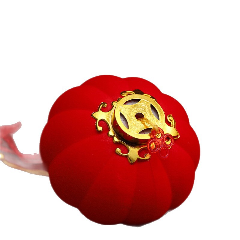 New Year plush lantern hanging decorations, Chinese red lanterns, New Year bonsai hanging ornaments, outdoor festive small lanterns for the Spring Festival Item Picture