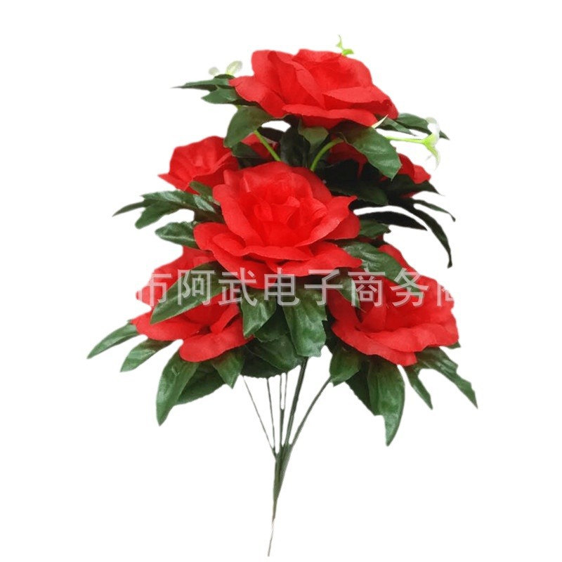 Wholesale of cheap, beautiful and elegant artificial flowers, flower heads, flower decorations, flower arrangements, flower ornaments and floral art Item Picture