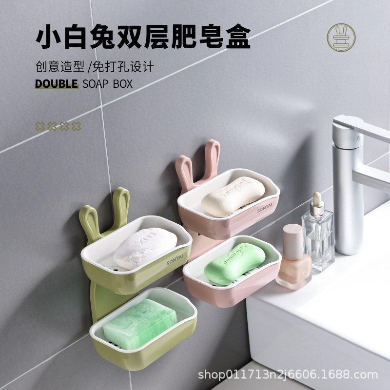 吸盘肥皂盒实物图