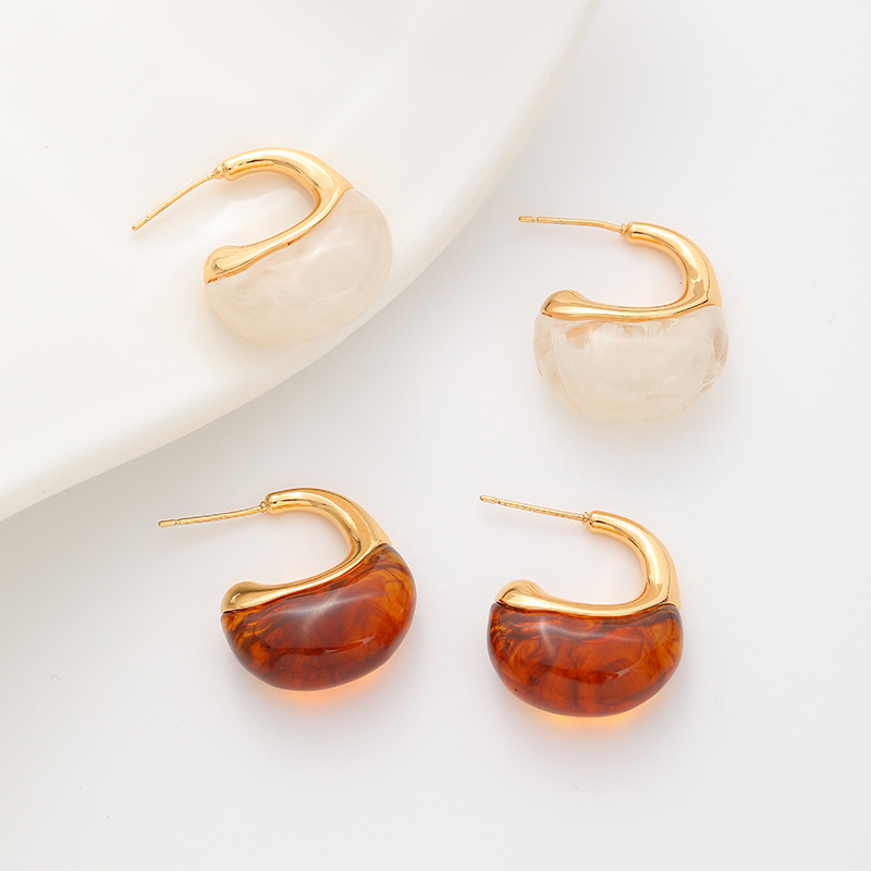 饰品/耳饰/耳环/锆石微镶毛坯耳环/锆石耳饰产品图