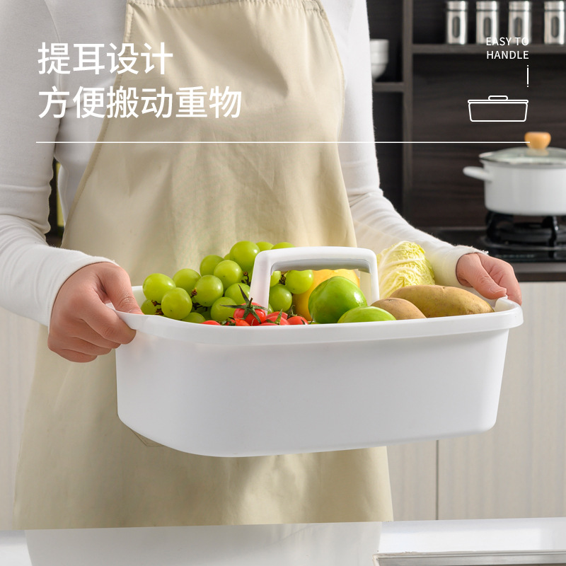 Jinhuida Portable Storage Basket Tools Storage Box Bathroom Sundries Storage Box Bathroom Bath Blue Storage Basket details Picture
