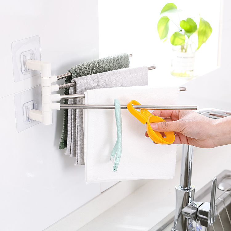 Nail-free towel rack made of 304 stainless steel Item Picture