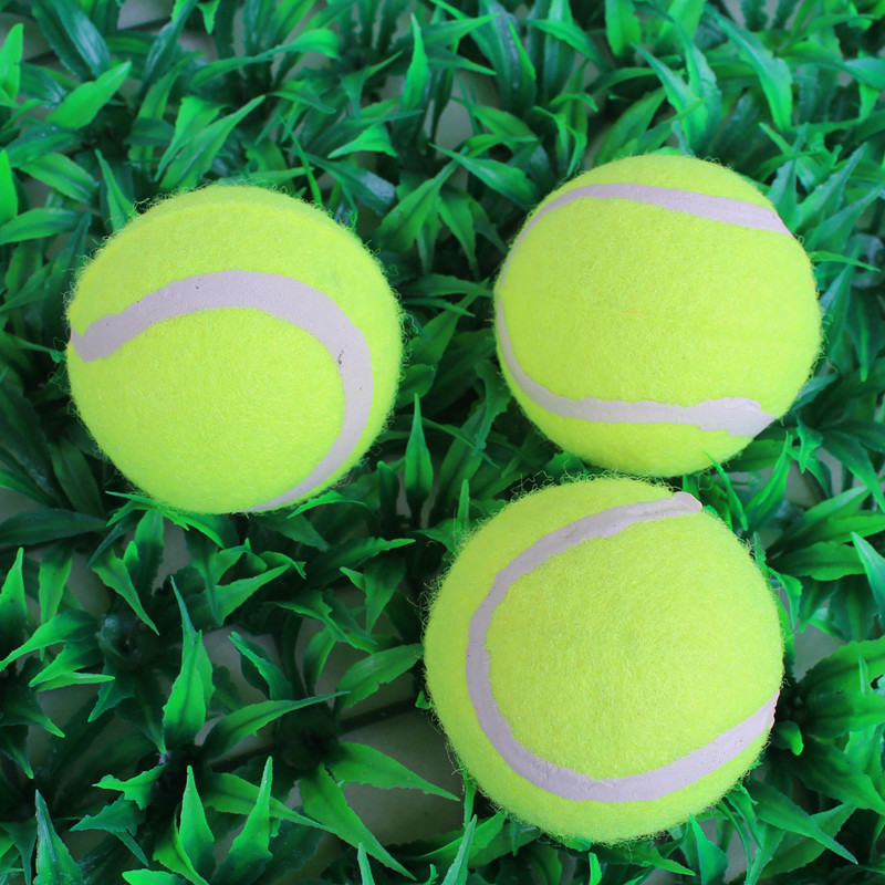 Pet tennis toys, micro-elastic rubber balls, dog biting and throwing training interactive tennis toys, training supplies Specification image