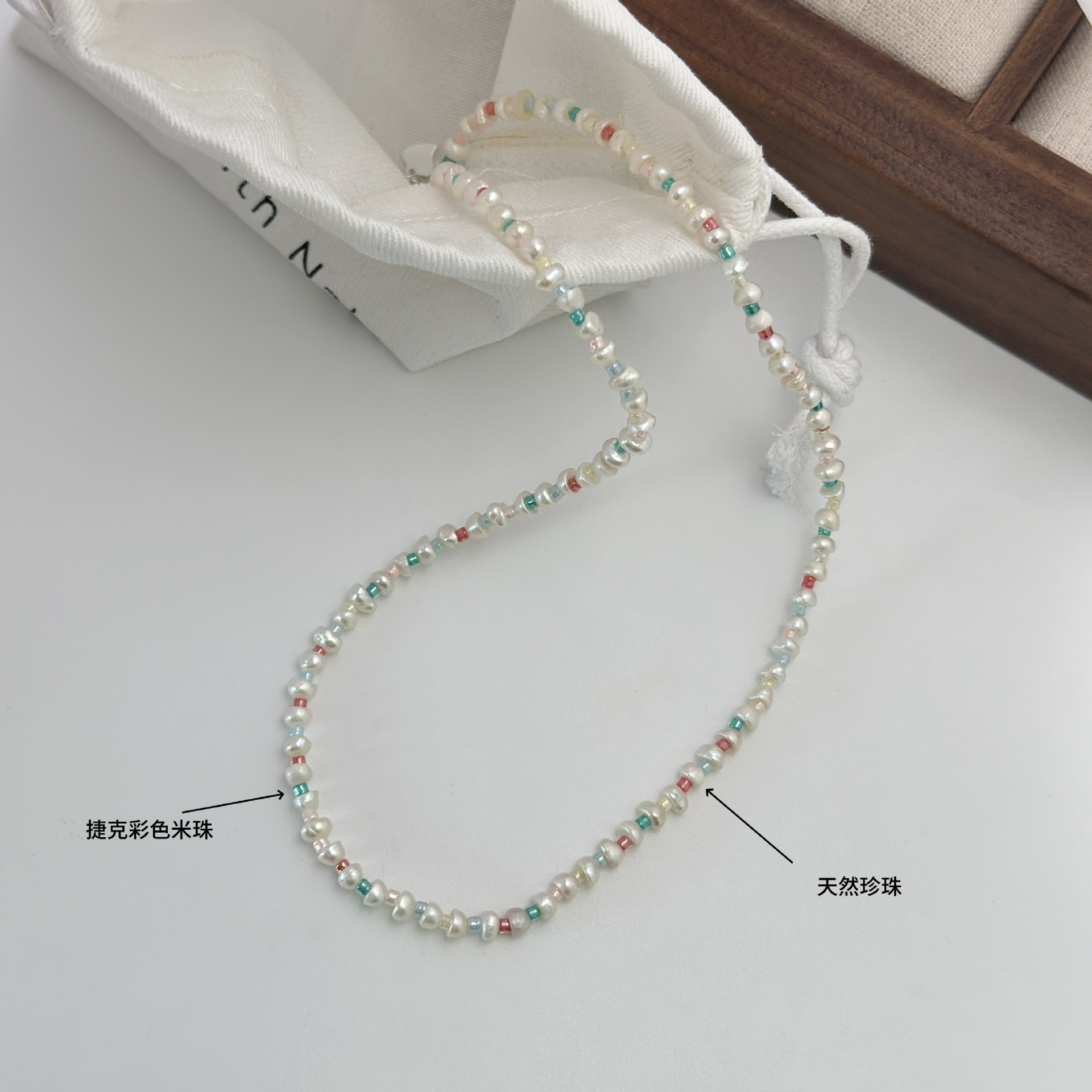 项链/不锈钢项链/珍珠项链/18k金饰品/沙金产品图