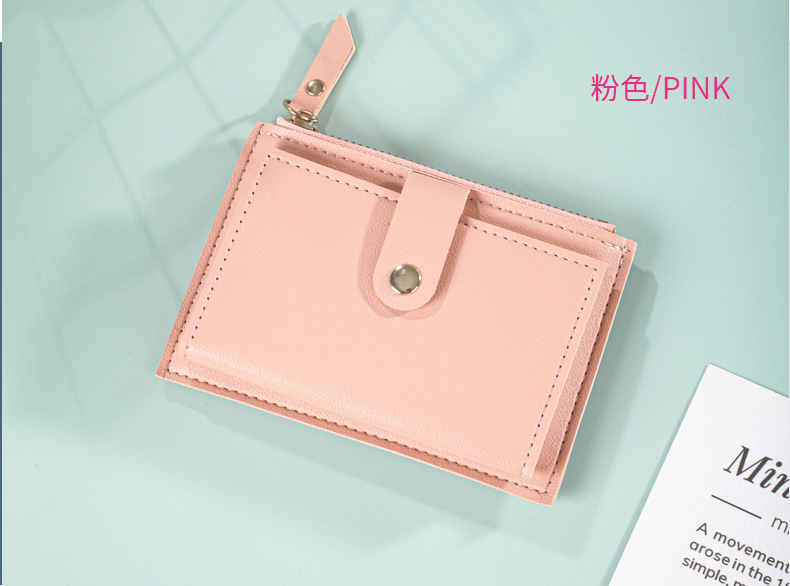 零钱包超女士薄卡包韩版拉链卡片包糖果色公交学生银行卡套美金包详情23