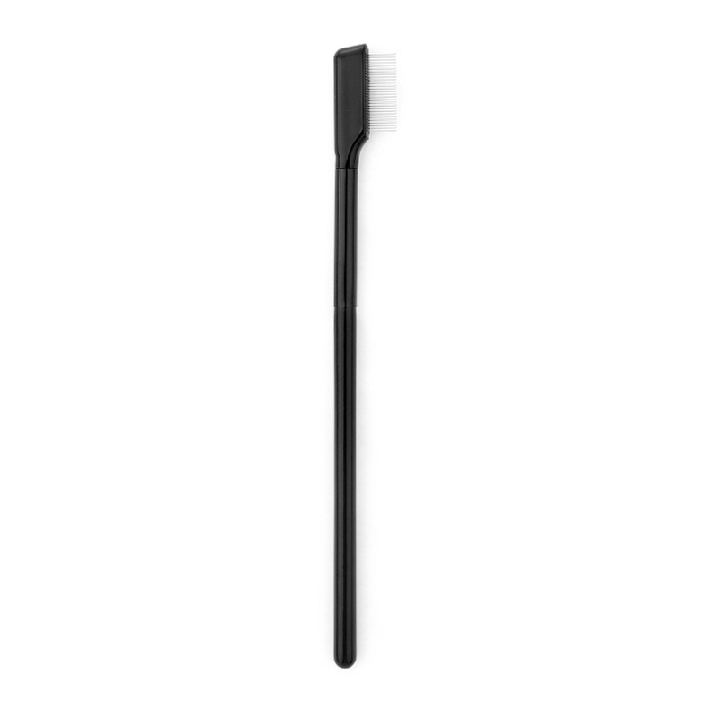 Special ultra-fine eyelash combing steel comb for eyebrows and eyelashes with dense teeth. Say goodbye to fly legs. Eyelash makeup brush with cover Item Picture