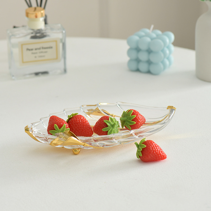 Nuevo estilo europeo fruit plates creativo luz de lujo hogar multicapa pastelería plates sala de estar snack bandeja de almacenamiento al por mayor