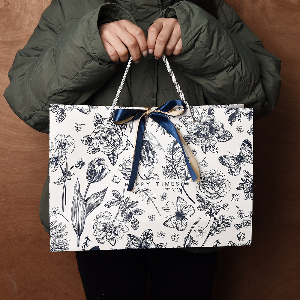 塑料手提袋实物图