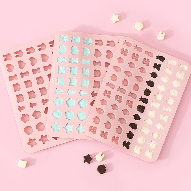 Small Animal Silicone Abrasive Diy Creative Fruit Mold Qq Candy Chocolate Cookie Silicone Mold