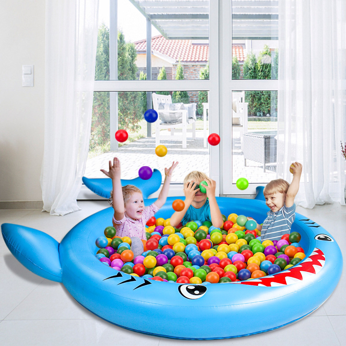 Cross-border special children's water play and spray mat, baby toy storage pool, lawn water play and spray pool