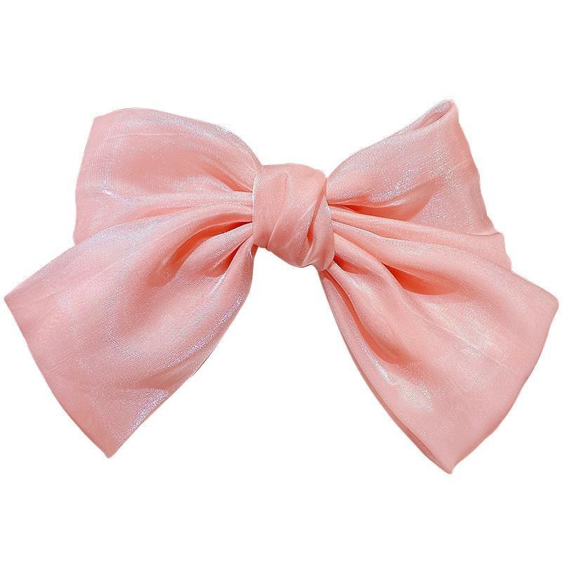 Super fairy-like Fish girl bow hair clip, forest-style top clip hair clip, retro and elegant hair accessory for women Item Picture