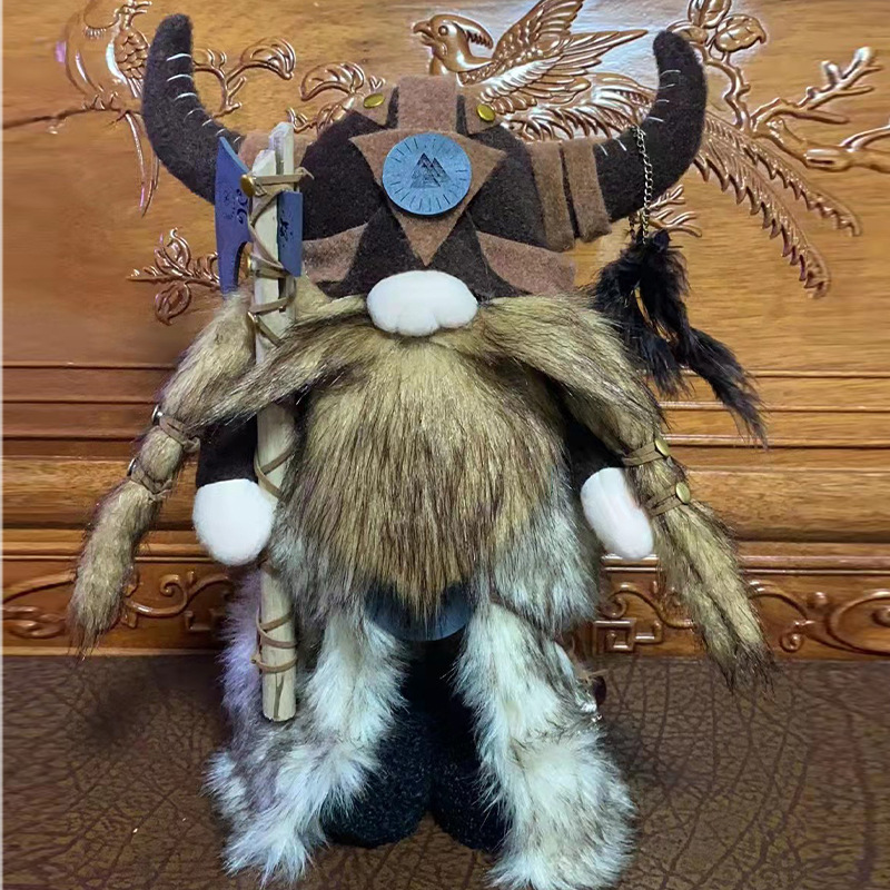 跨境独立站爆品新品Viking Warrior Gnome doll 维京勇士侏儒玩偶详情图4