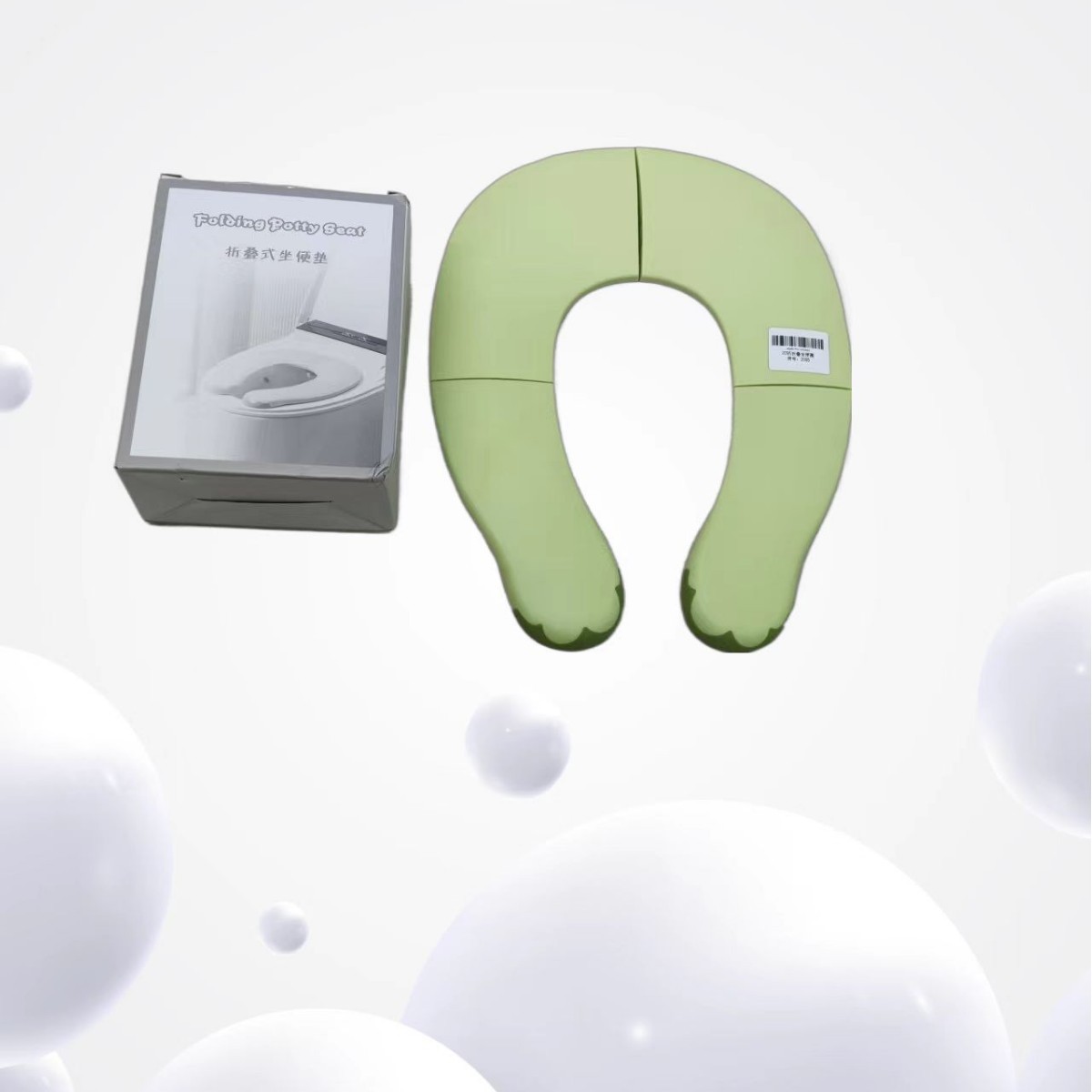Folding children's toilet seat, portable bathroom, baby toilet pad, household toilet seat, anti-slip toilet seat Specification drawing