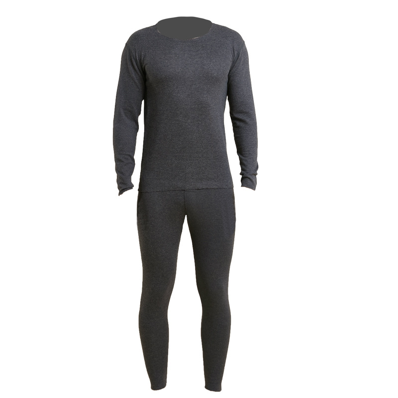 Wool Silk Thermal Underwear Set Men's Wholesale Velvet Long Johns Men's Trackless Heating Long Underwear Women Item Picture